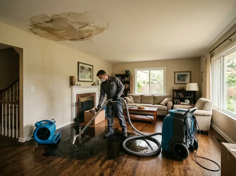 attic-pipe-burst-ceiling-drip-008 — frequently asked questions, Water Damage Restoration & Carpet Care in Mays Chapel, MD